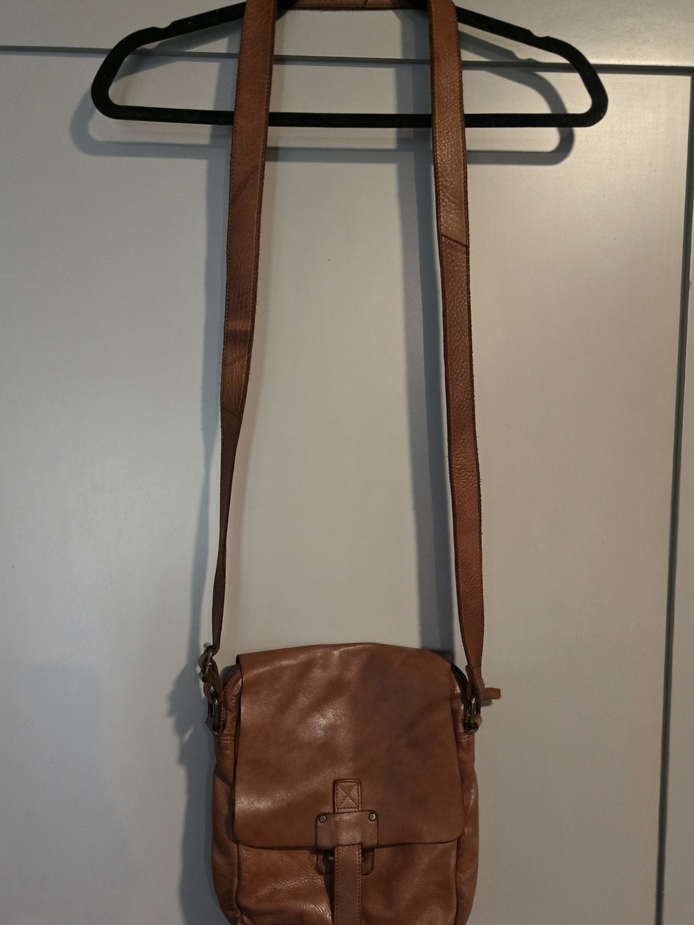 Harbour 2nd Marlies cognac leather crossbody bag